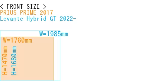 #PRIUS PRIME 2017 + Levante Hybrid GT 2022-